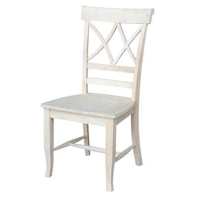 Chaise en bois massif Delfreda