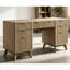 Bureau de direction cannelé de 152 cm (60 po) avec station de recharge et tiroir à dossiers suspendus-1713062581