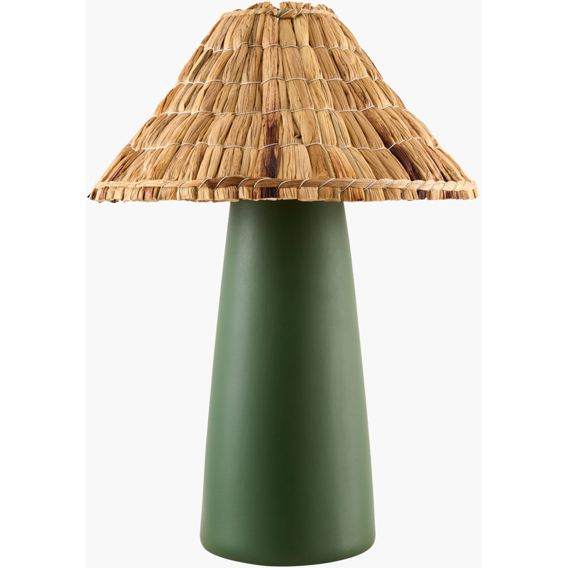 Lampe de table Calani Vikundu, Vert foncé