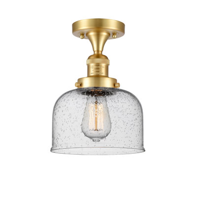 Adette Glass Semi Flush Mount