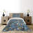 Hypnotic Coastal Polyester Coverlet-1209017024