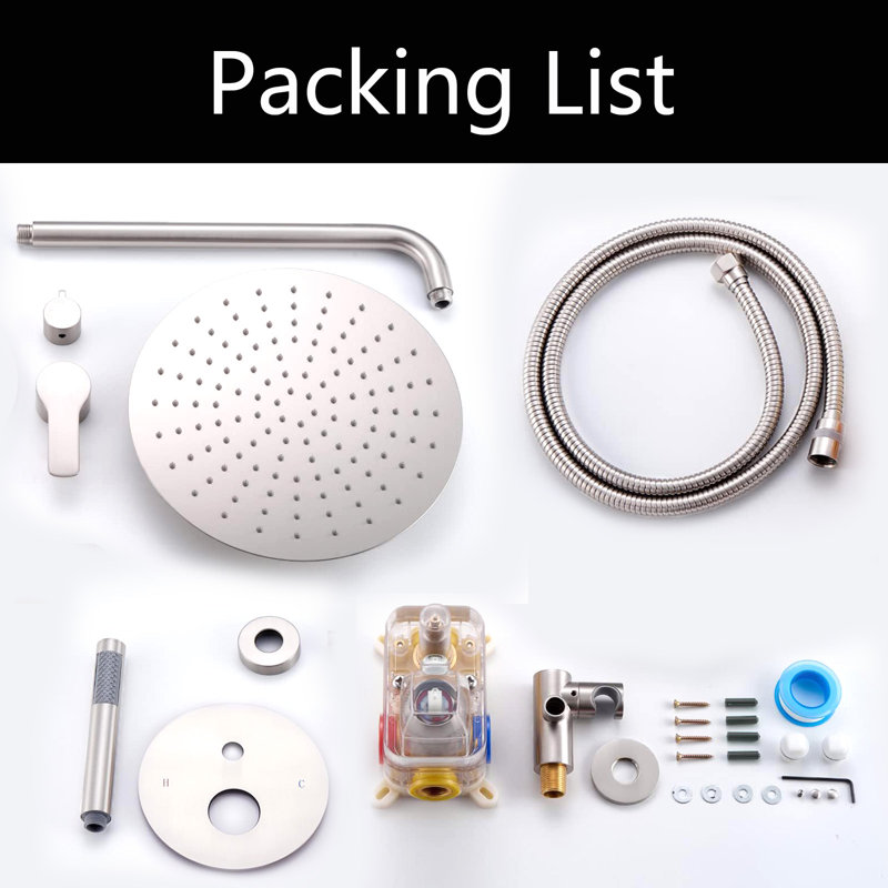 Shower Head 1.8 GPM, Brushed Nickel