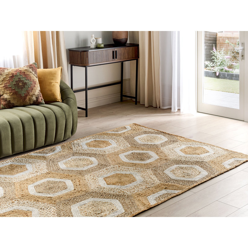 Loughlam Geometric Hand Woven Area Rug, Rectangle 160 x 230cm