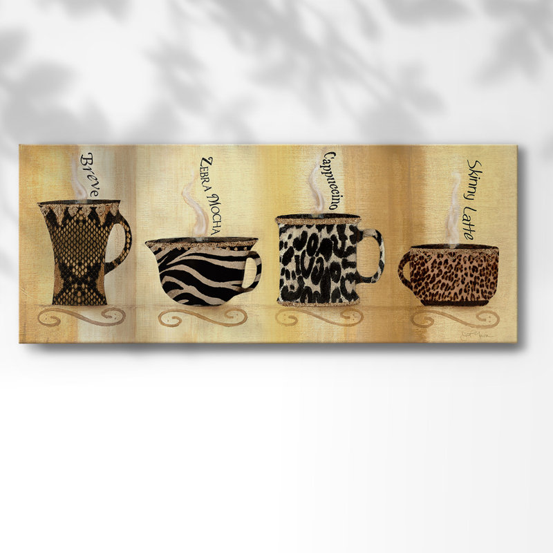 Café Exotica II sur toile, H 8 po x l 20 po x P 1,5 po