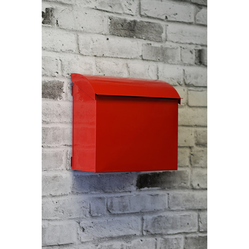 Boîte aux lettres murale NACH, Rouge