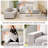 Pinederosa 88.58'' Chenille Square Arm Sofa-770371768