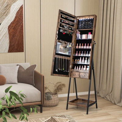 Rickyia Freestanding Jewelry Armoire