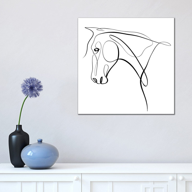 Horse III by Dane Khy - Wrapped Canvas Print, 45.72cm W x 45.72cm H