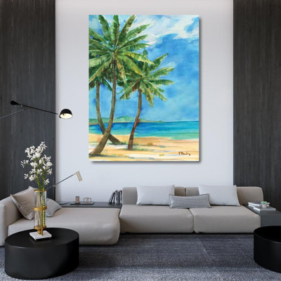 Toile tendue avec châssis Rosecliff Heights Brent, Paul: Palmas Belize I