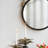 19.5" in  Round Mirror with Rope Strap