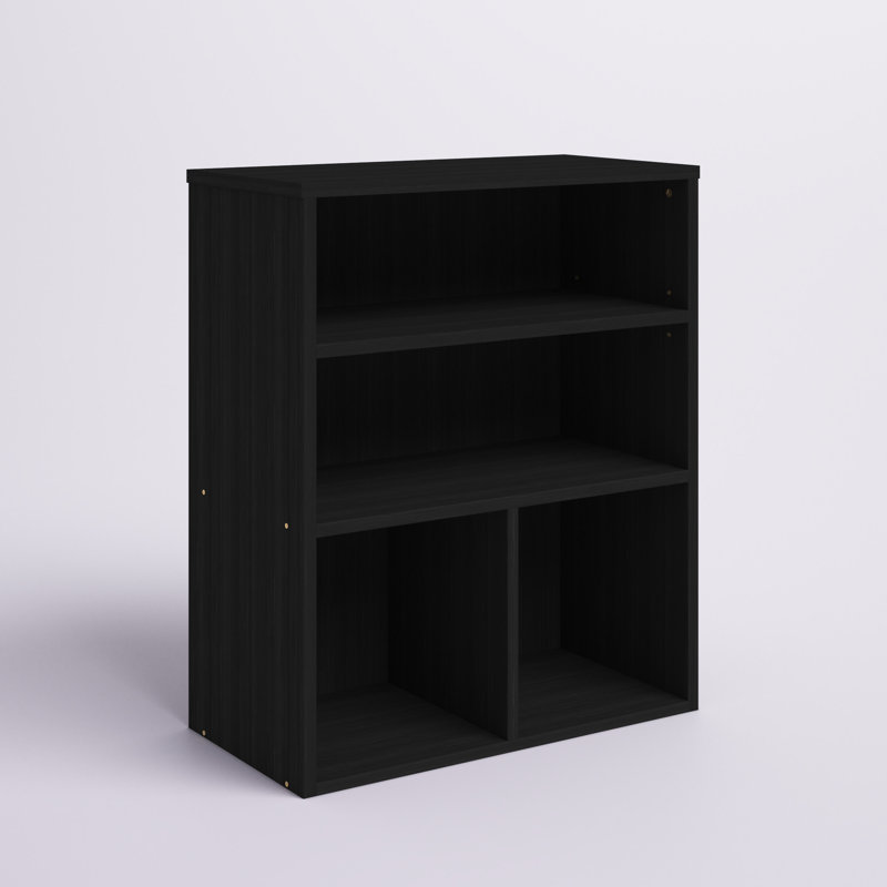 Bibliothèque standard H 28,1 po x l 23,6 po Silliman, Chêne noir