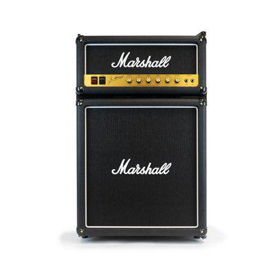 Marshall Fridges Retro 4.4 Cubic Feet Freestanding Mini Fridge with Freezer