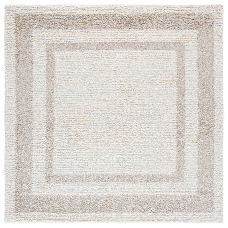 Gemma Shag 608 Performance Geometric Rug, Square 6'7"