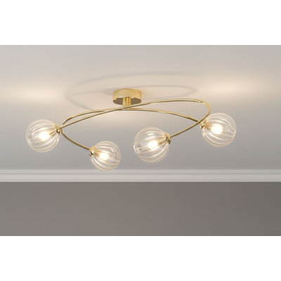 Glass Flush Mount
