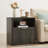 23'' Mid Century Modern Nightstand With Drawers, Wood Fluted Bedside Table With Storage（Set of 2）-1659965210-1659965211