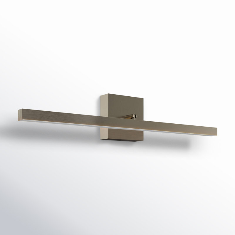 Rubie Single Dimmable LED Vanity Light, Satin Nickel