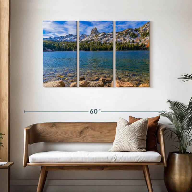 Alvord Lake George In Eastern Sierras, 28" H x 45" W