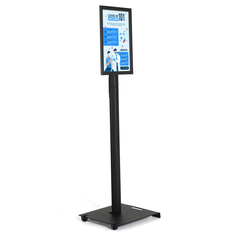 Outdoor Sign Holder, Black