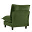 Canapé sans accoudoirs en chenille - vert-990280347