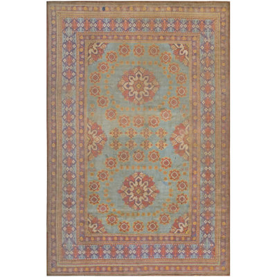 Petit tapis en coton indien antique Agra