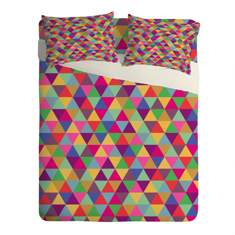 Taie d’oreiller en amour avec triangles, Standard