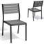 Deen Auminum Stackable Outdoor Dining Chair-759647204-769630224