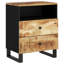 Nikos 50cm W Metal Bedside Table