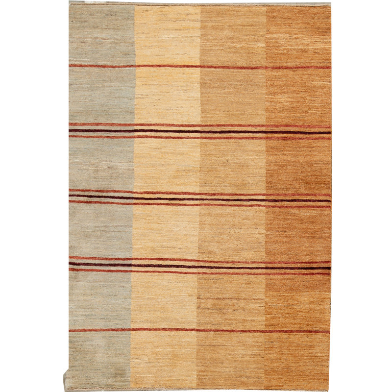Wool Striped Area Rug