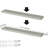 Miami 48" W x 8" D Floating Shelves Set with Invisible Wall Mount Brackets-359797075