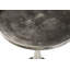 Table d'appoint en aluminium Lashaun, nickel