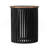 ACACIA SOLID WOOD SIDE TABLE,NATURAL & BLACK COLOR