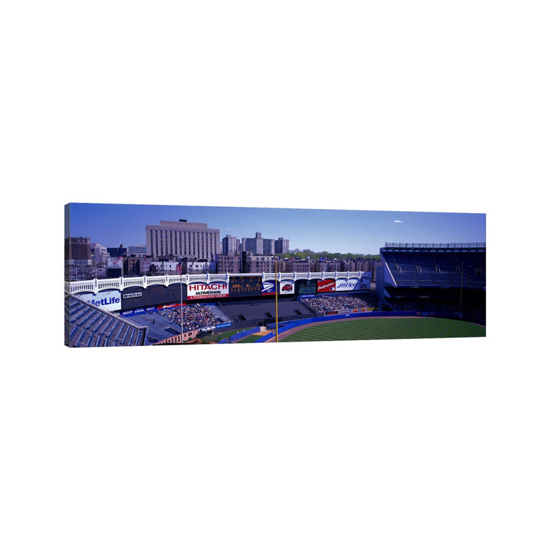 Yankee Stadium NY USA - Wrapped Canvas Panoramic Print, 121.92 cm H x 40.64 cm W x 1.91 cm D