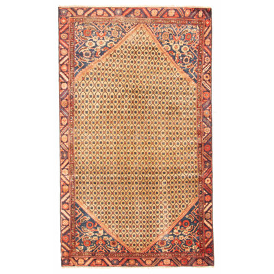 Tapis brun Konya Anatolian 4 pi 7 po x 7 pi 10 po