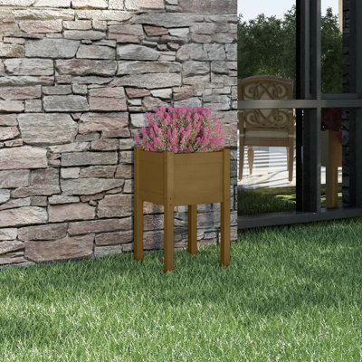 Alasha Wood Planter Box