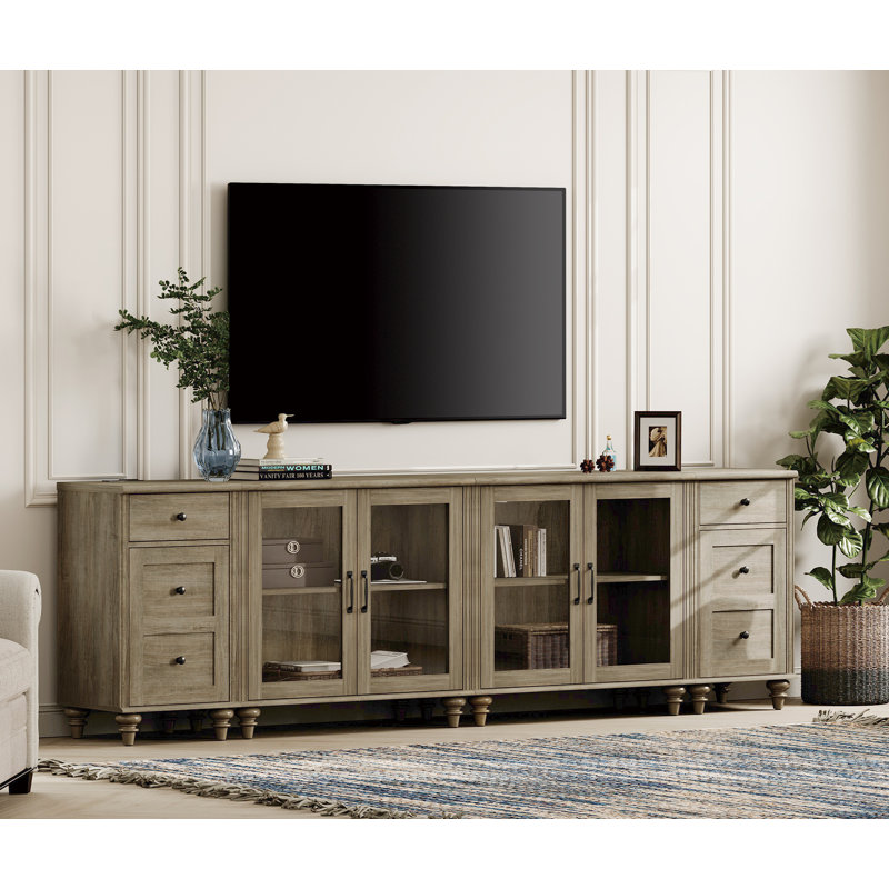 Scarlett TV Stand for TVs up to 85", Wash Gray