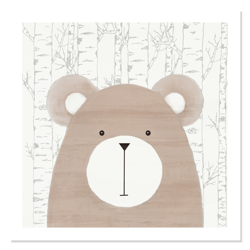 Impression sur papier Woodland Friends, H 36 po x l 36 po x P 1 po