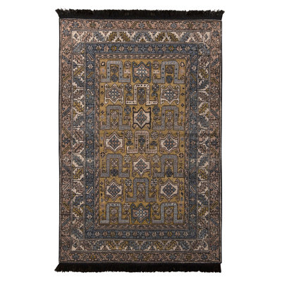 Burano Hand Knotted Wool Geometric Area Rug