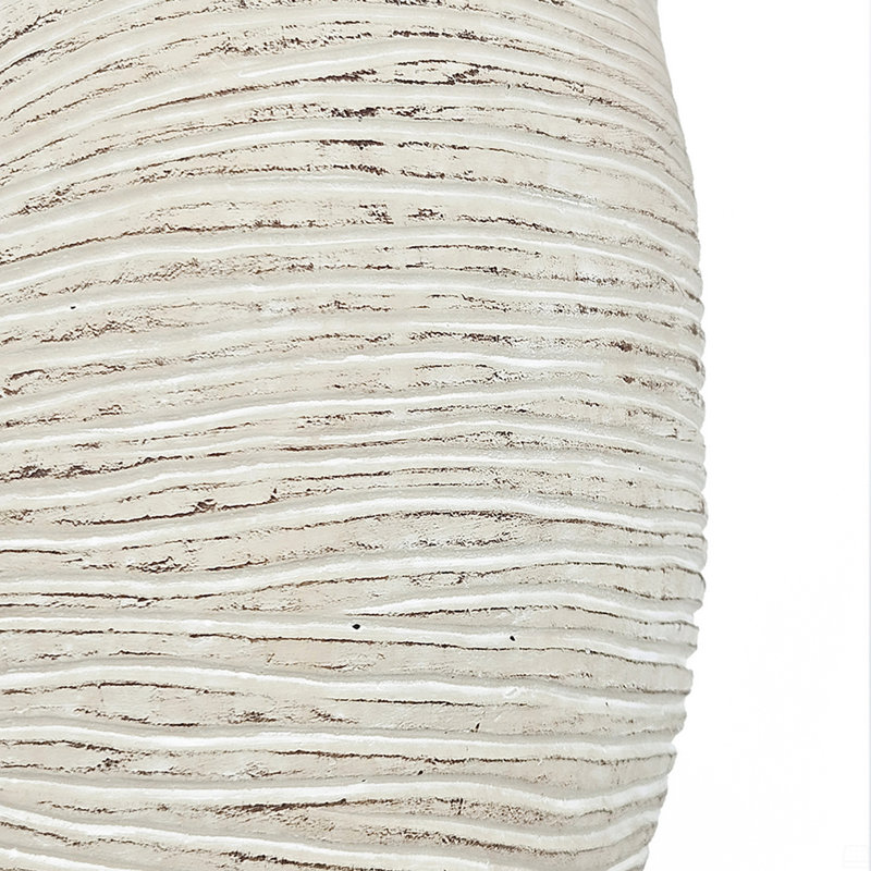 Sand And Cement Nautilus Shell Planter, 6.3" H x 8.5" W x 5.5" D