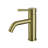 7.3" H Deck Mounted Single Handle Bathroom Sink Faucet in Brushed Gold-62859299-134231768