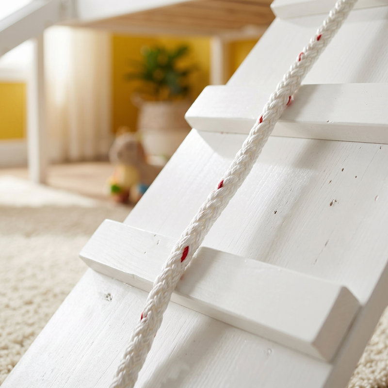 Lit mezzanine simple Adventure-Ready avec mur d'escalade, glissade, espaces de rangement sous le lit et tableau noir pour enfants actifs