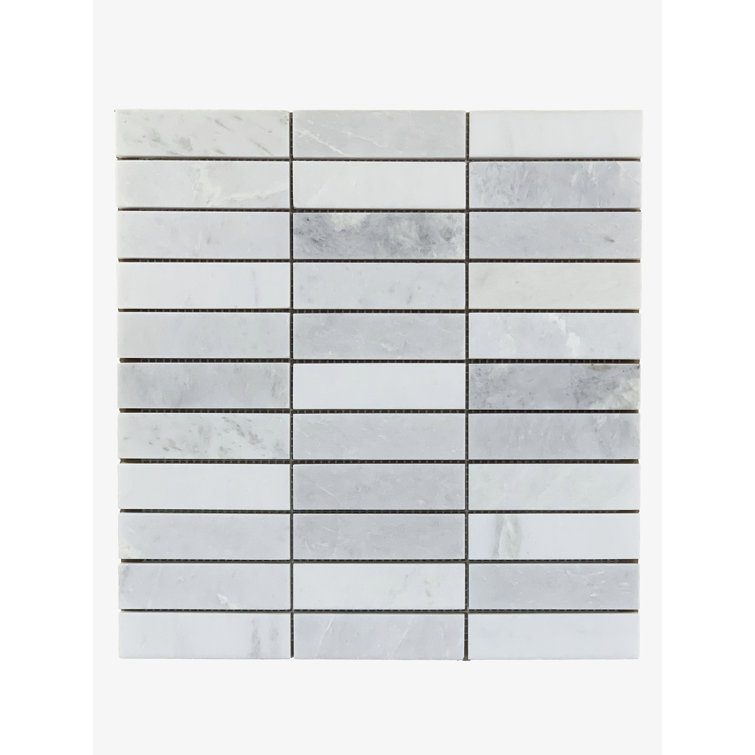 1"×4" Stacked, Bianco Oro ,  Polished