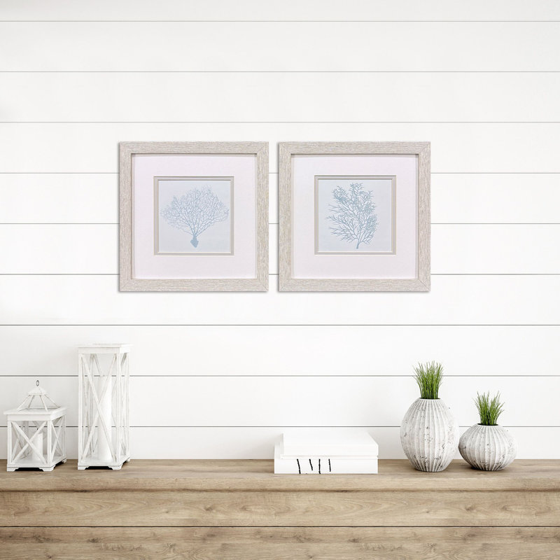 Soft Coral Framed Art