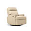 Fauteuil inclinable électrique pivotant et berçant de 29 po de large en cuir pleine fleur avec ports USB-A et USB-C-1728778602