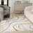 Glitz  Abstract Ivory/Multi Area Rug-743737374