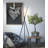 Stix Industrial 3-Light Adjustable LED Floor Lamp with 3-Way Dimmer