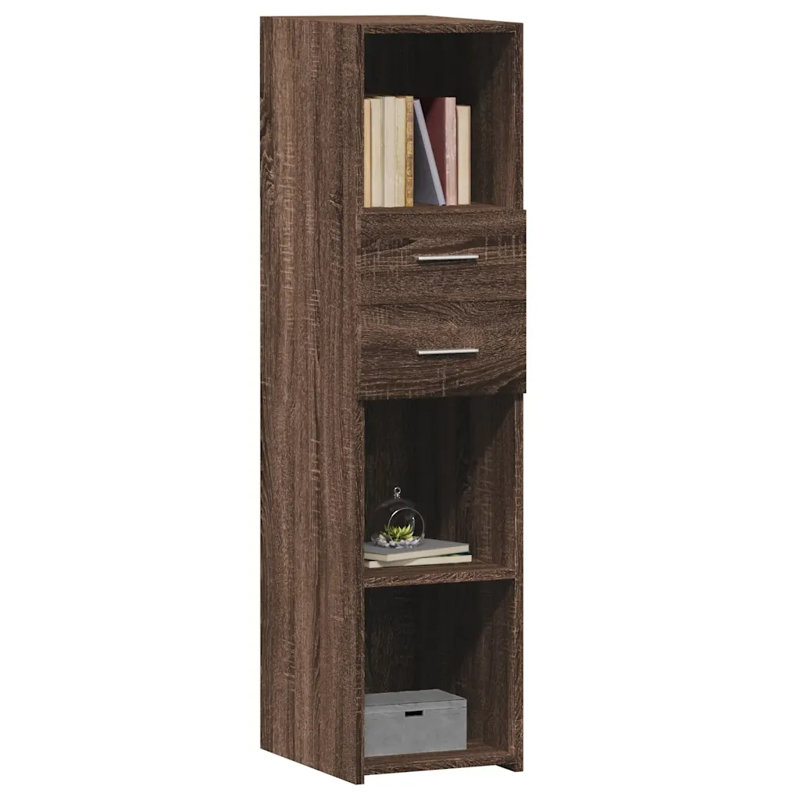 Pristina 30cm Sideboard, Brown oak