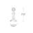 Glass Tabletop Candlestick-405967532