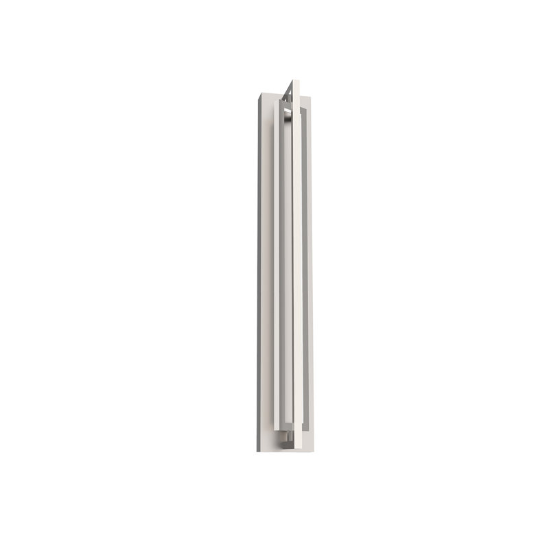 Mondrian 1 - Light LED Bath Bar, Brushed Nickel