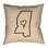 Coussin Katelyn Smith Mississippi Love Outline