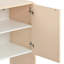 Buffet de rangement minimaliste de 60 po de style minimaliste avec 4 portes et un dispositif de rebond pour le salon et le vestibule-822824392